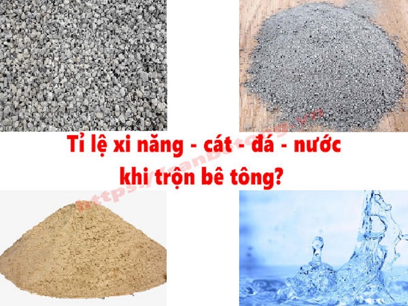 cách tính cát đá xi măng cho 1m3 be tông