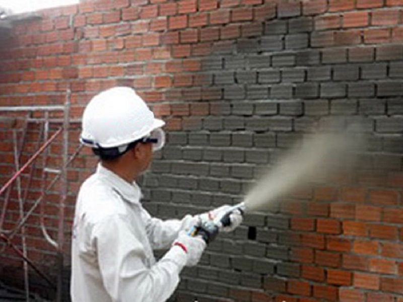 Cách chống thấm cho tường nhà không tô trát